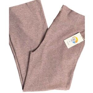 Vuori Women's Mid Rise Elevation Slim Bootcut Pants Color Hazel Heather Sz Large